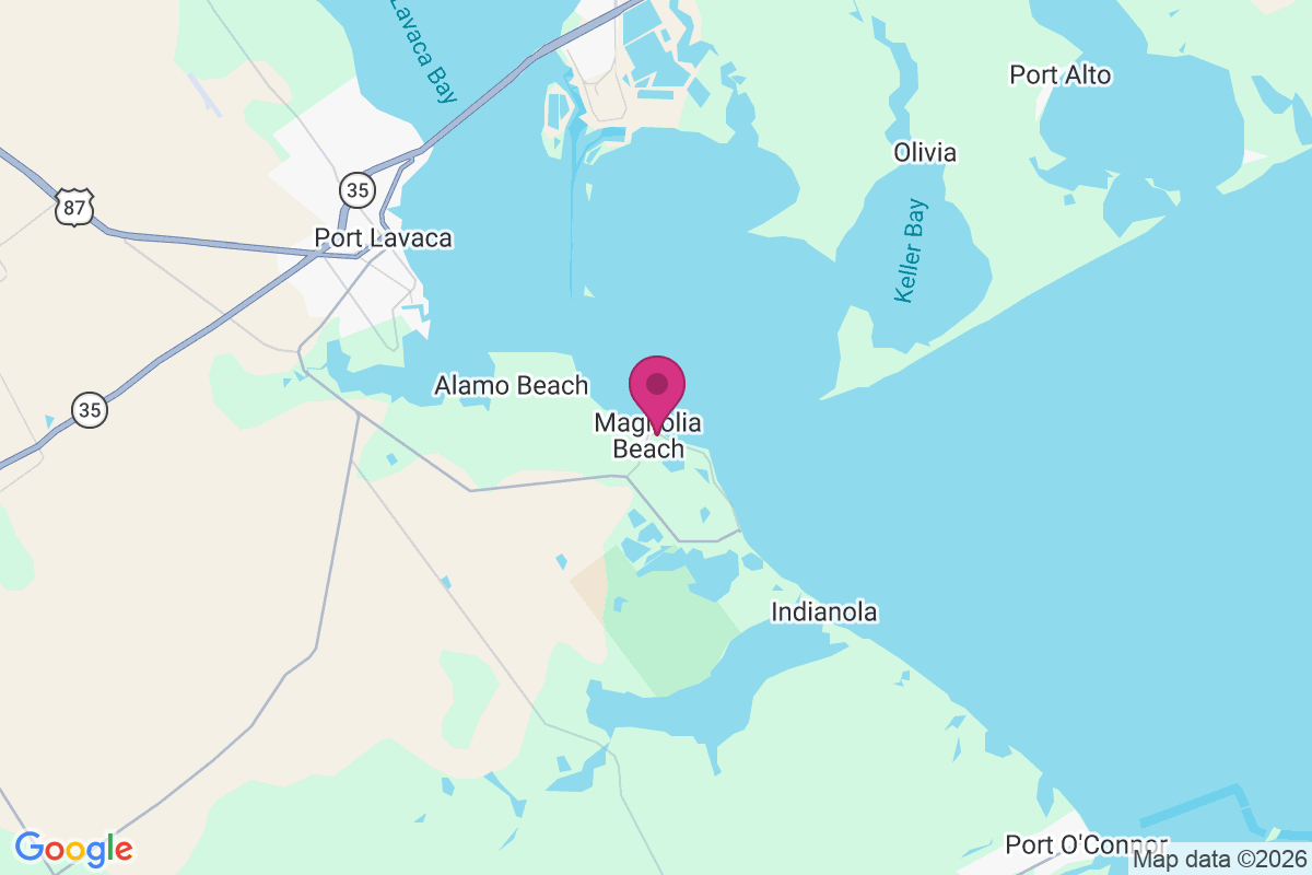 Carte de Magnolia Beach