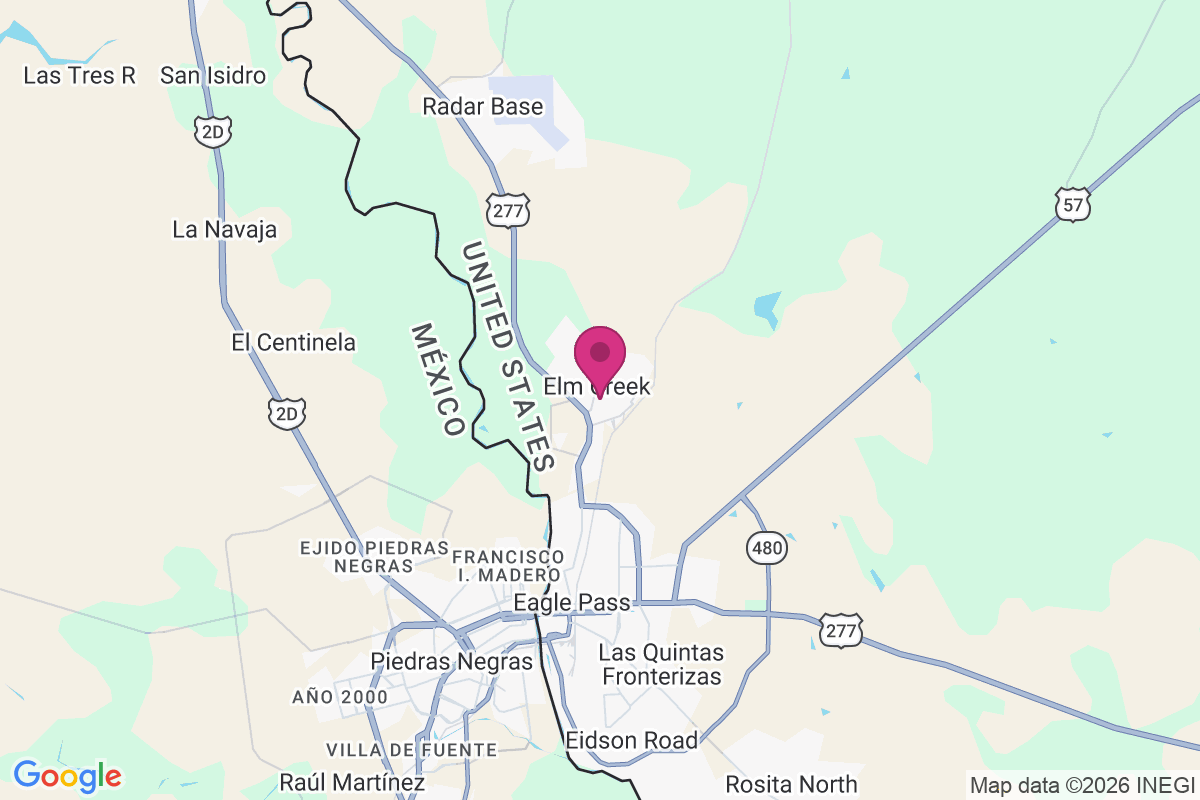 Carte de Elm Creek
