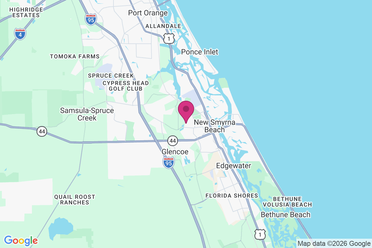Carte de New Smyrna Beach