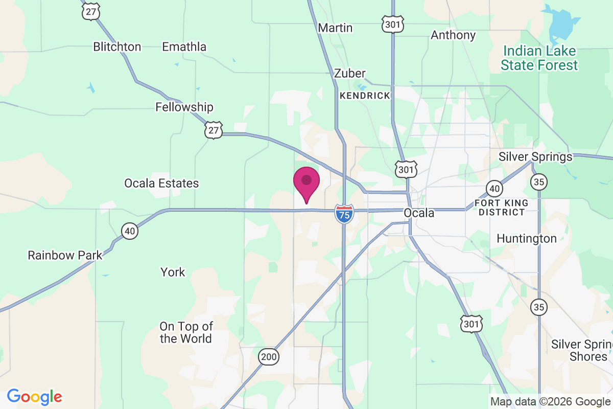 Carte de Ocala Ridge