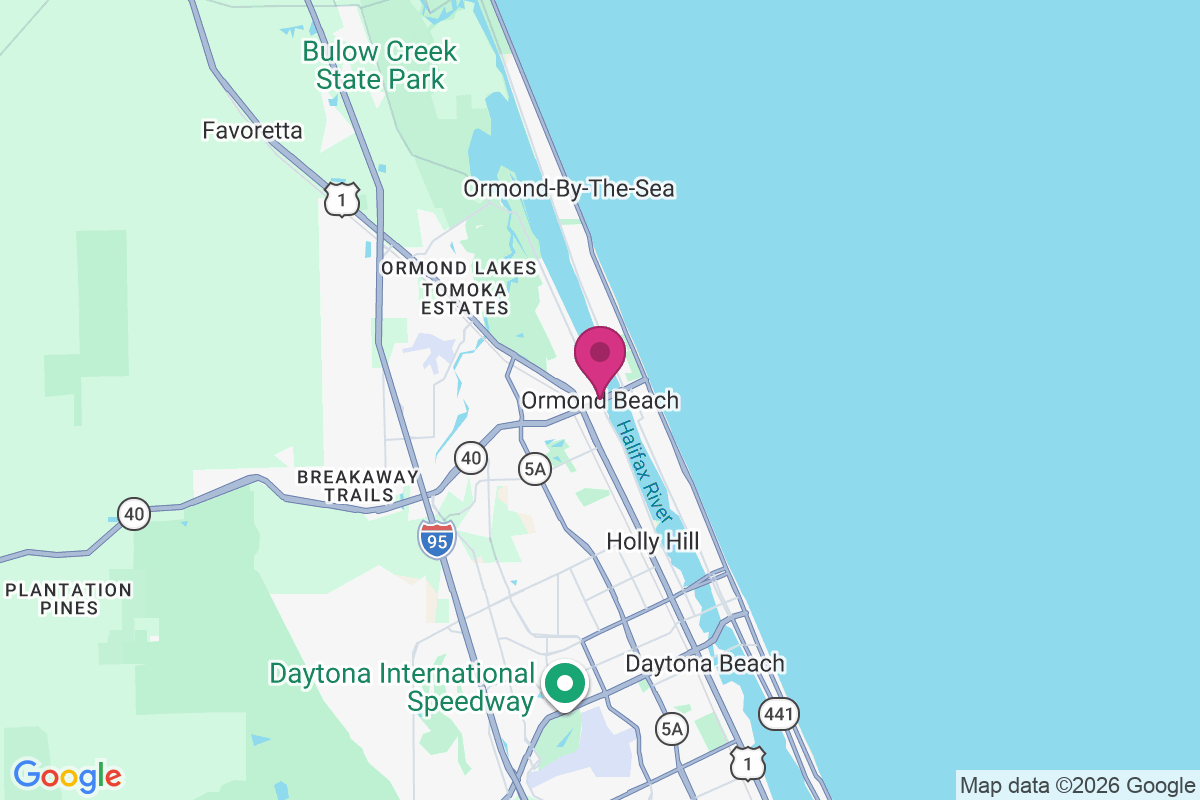 Carte de Ormond Beach