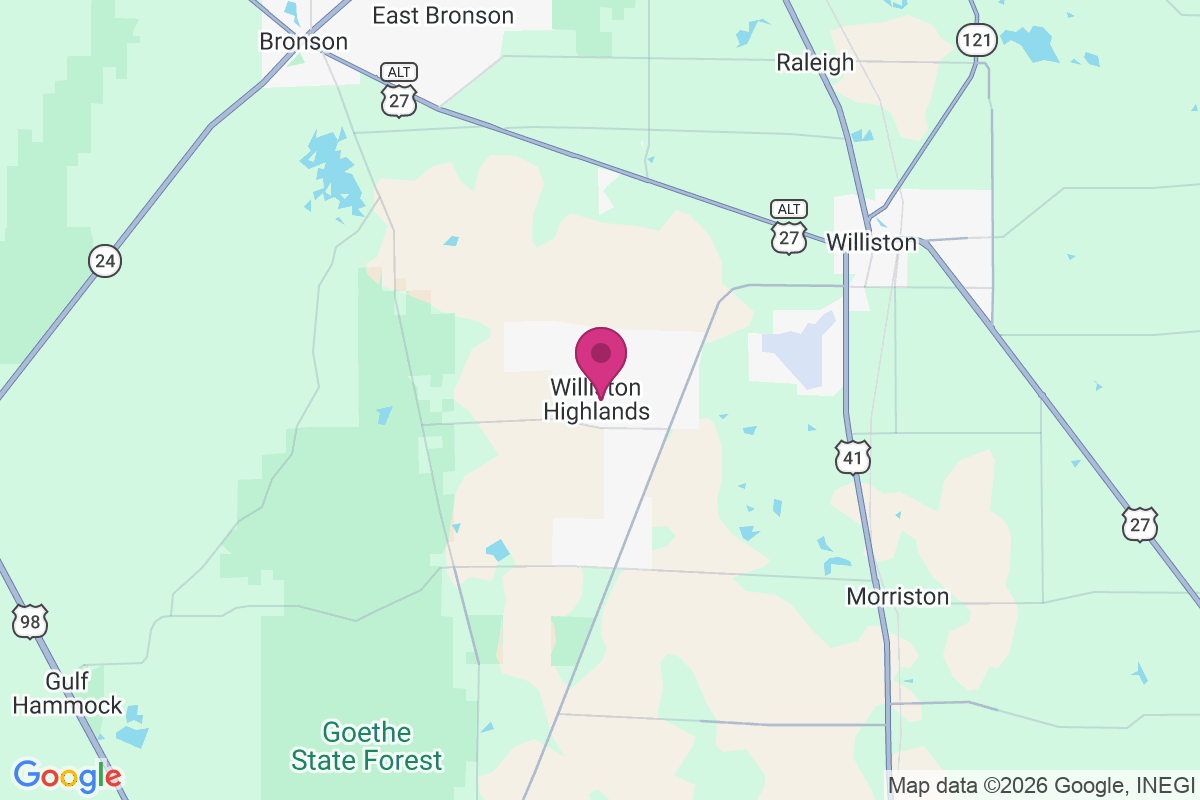Carte de Williston Highlands
