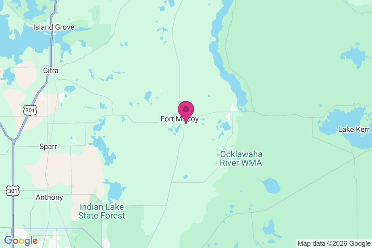 Carte de Fort McCoy