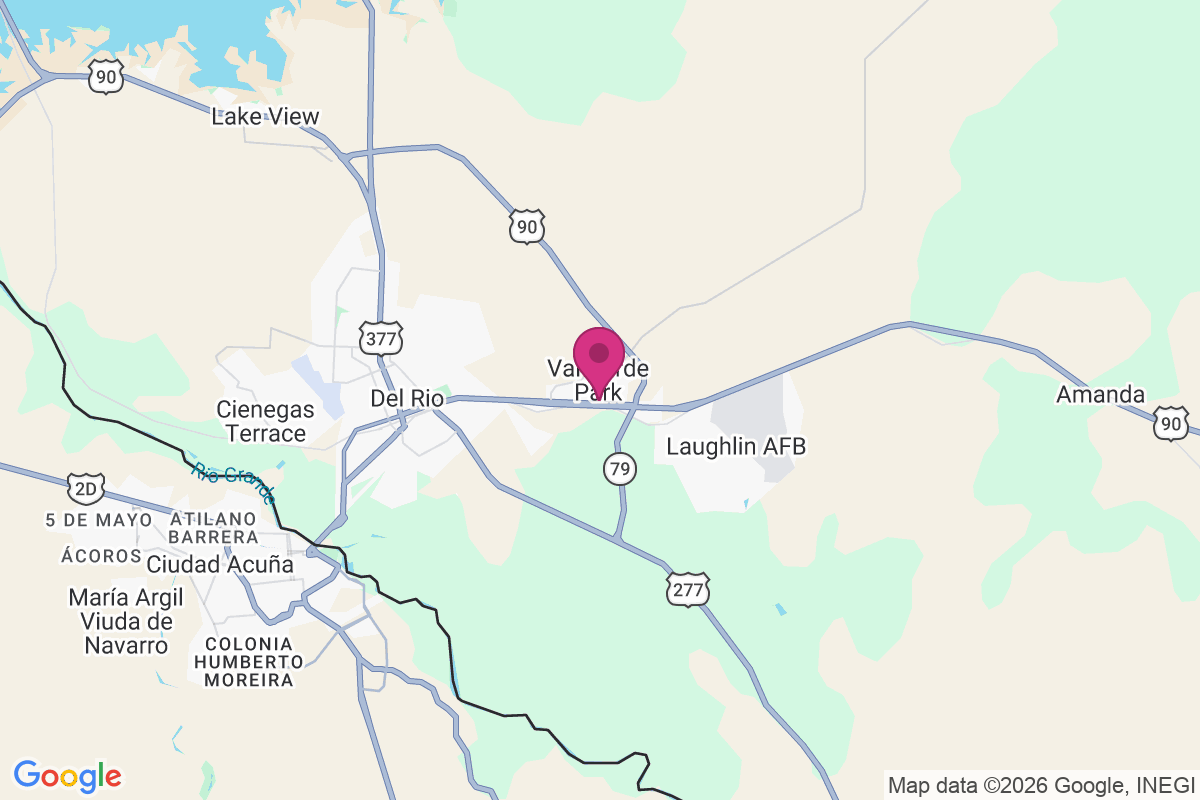Carte de Val Verde Park