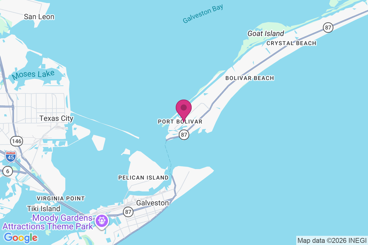 Carte de Port Bolivar