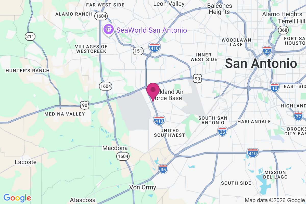 Carte de Lackland City