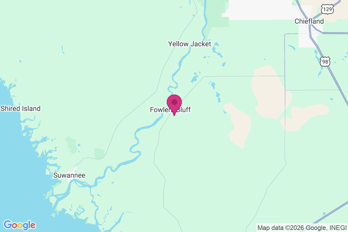 Carte de Fowlers Bluff