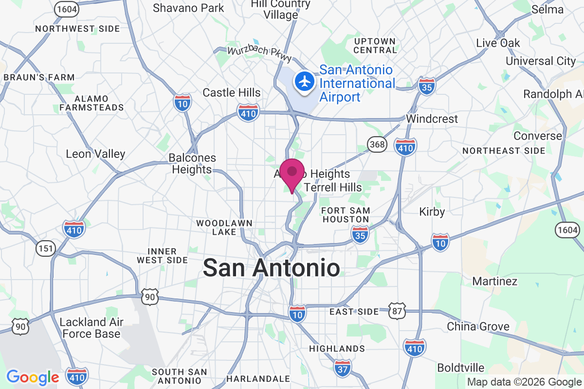 Carte de Olmos Park