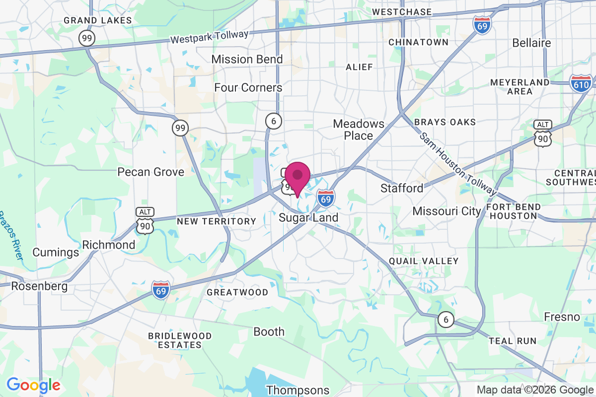 Carte de Sugar Land