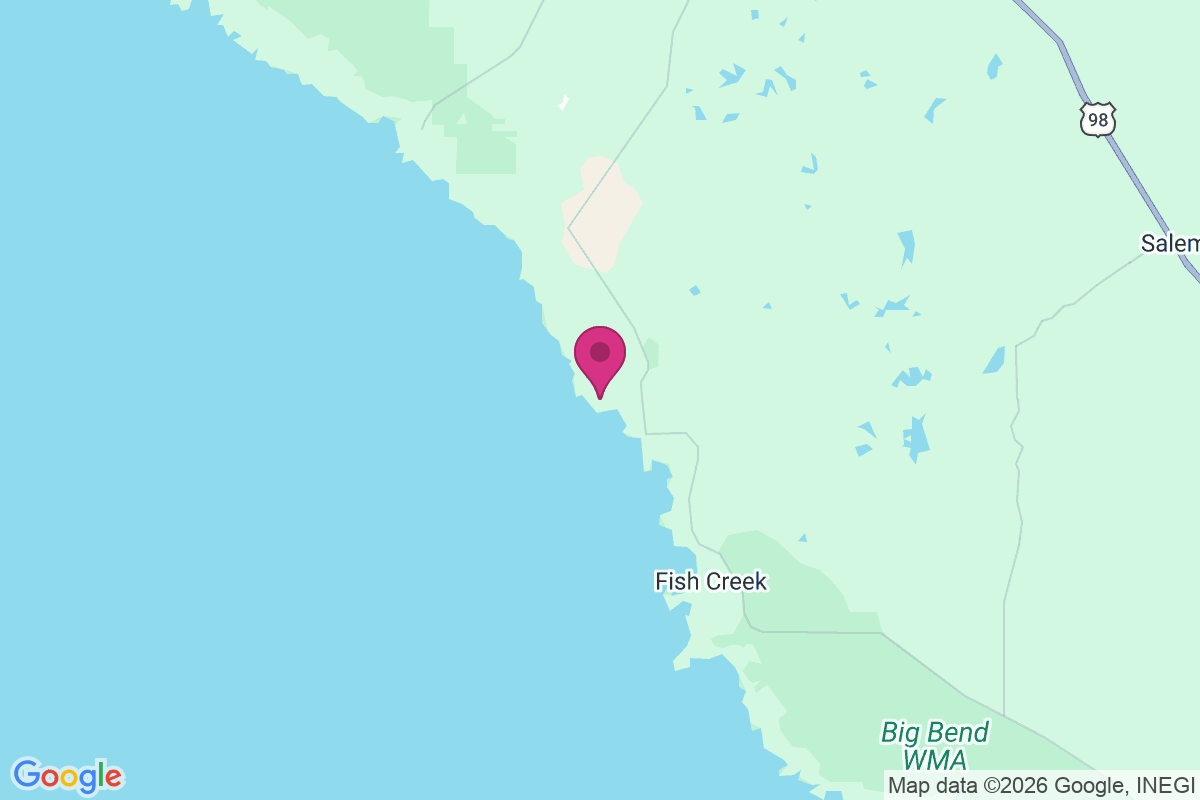 Carte de Dekle Beach