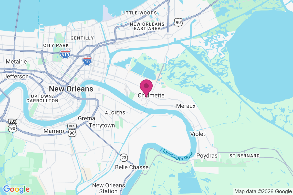 Carte de Chalmette Vista