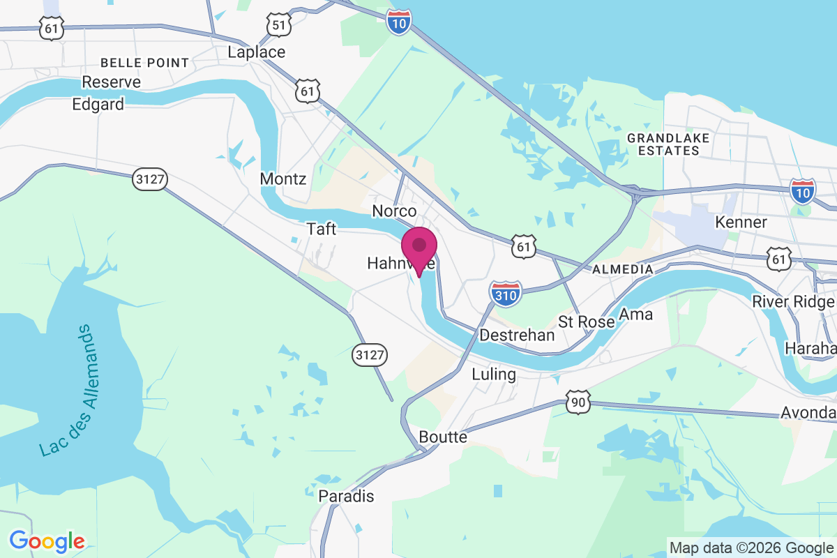 Carte de Hahnville