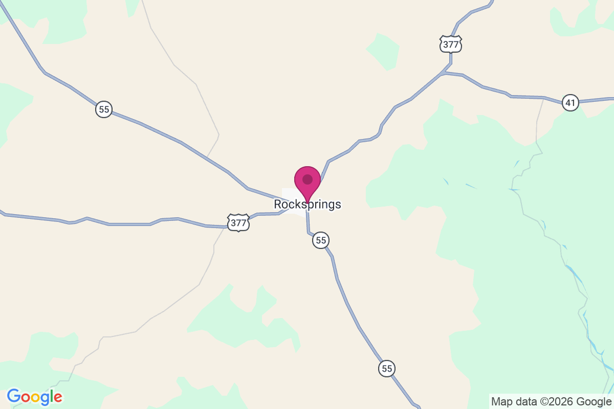 Carte de Rocksprings