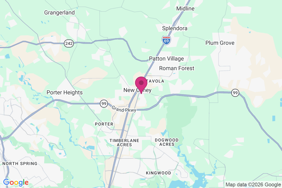 Carte de New Caney