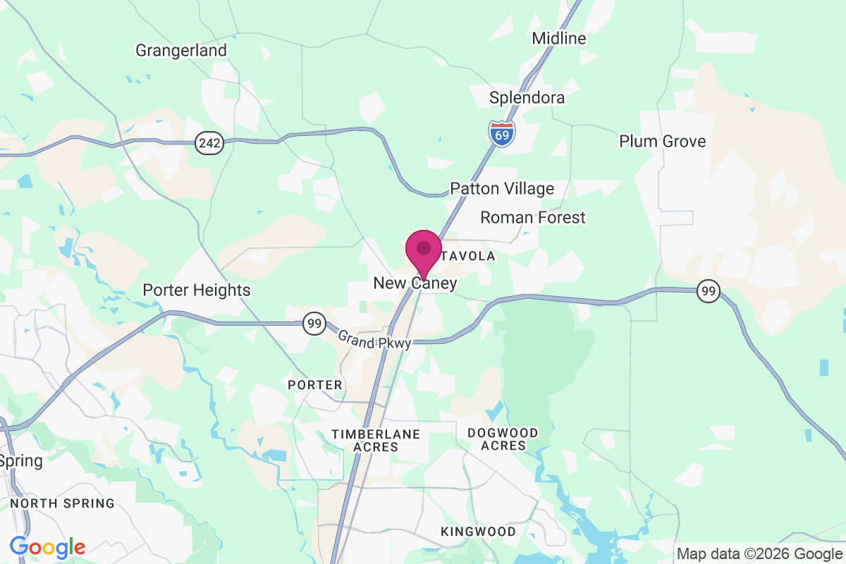 Carte de New Caney