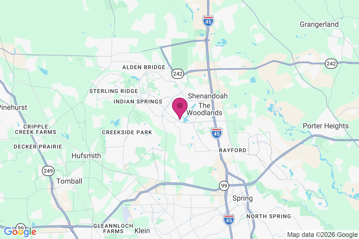 Carte de The Woodlands