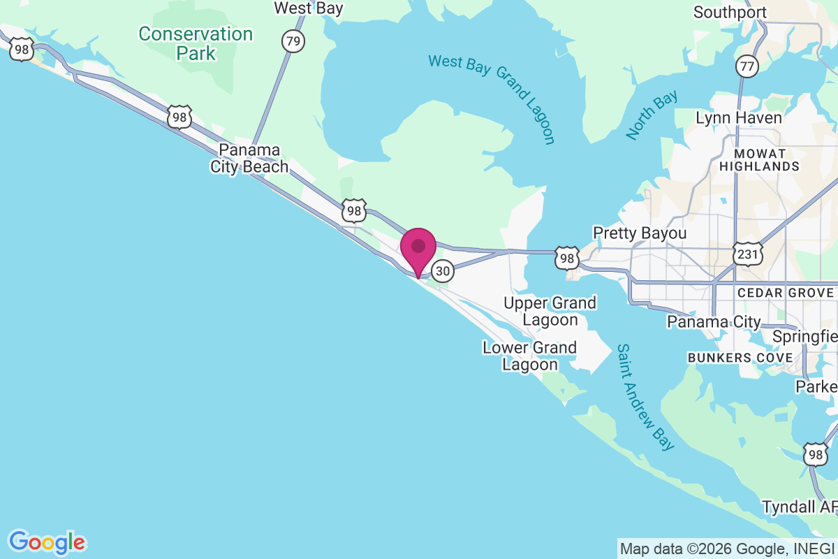 Carte de Panama City Beach