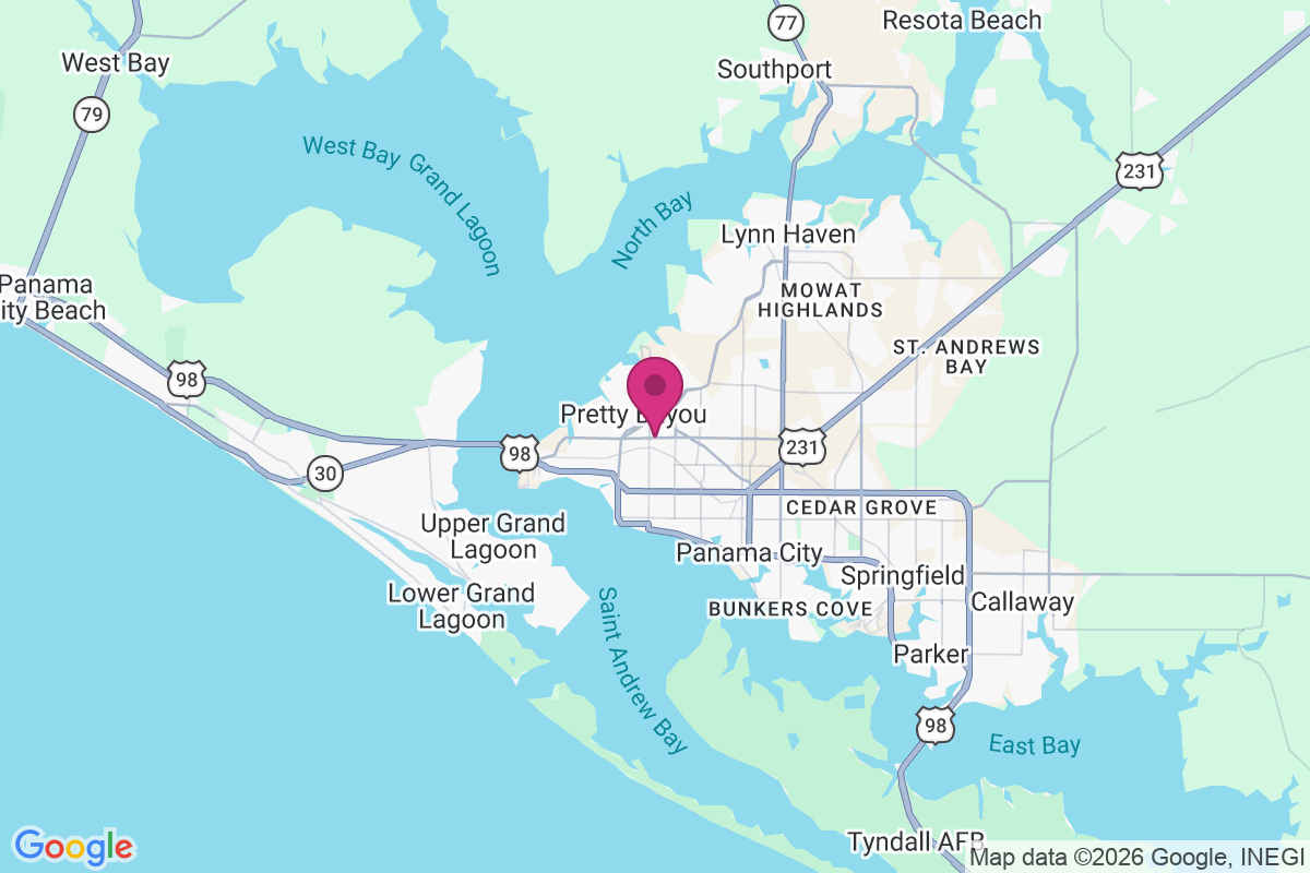 Carte de Pretty Bayou