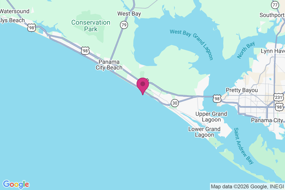 Carte de Bahama Beach