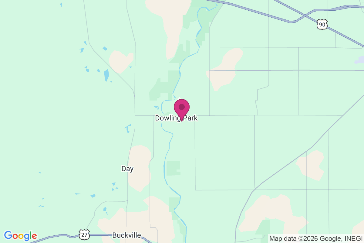 Carte de Dowling Park