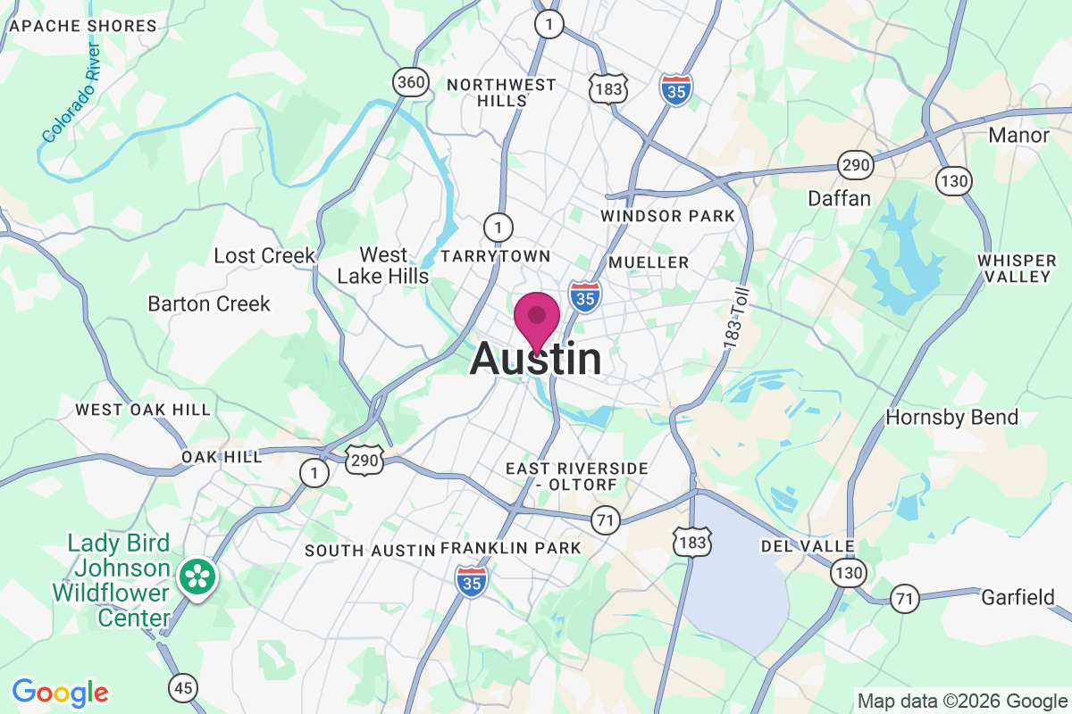Carte de Austin