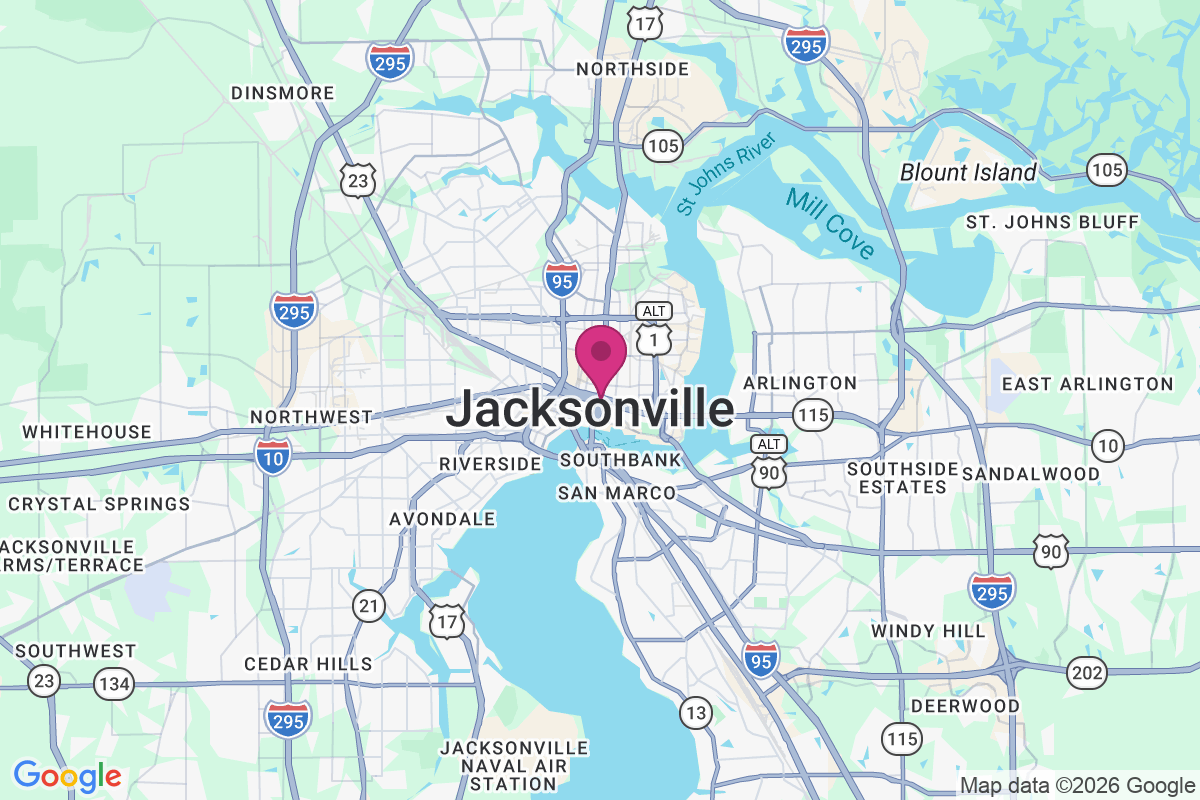 Carte de Jacksonville