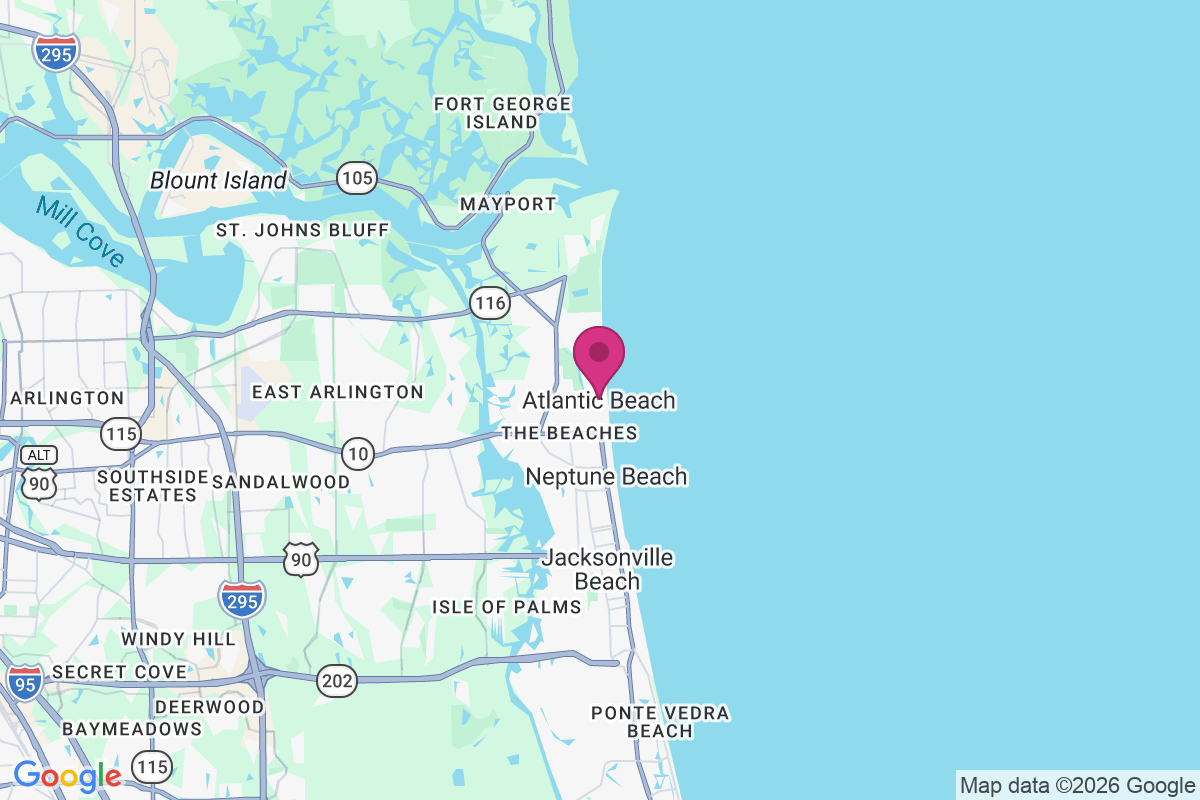 Carte de Atlantic Beach