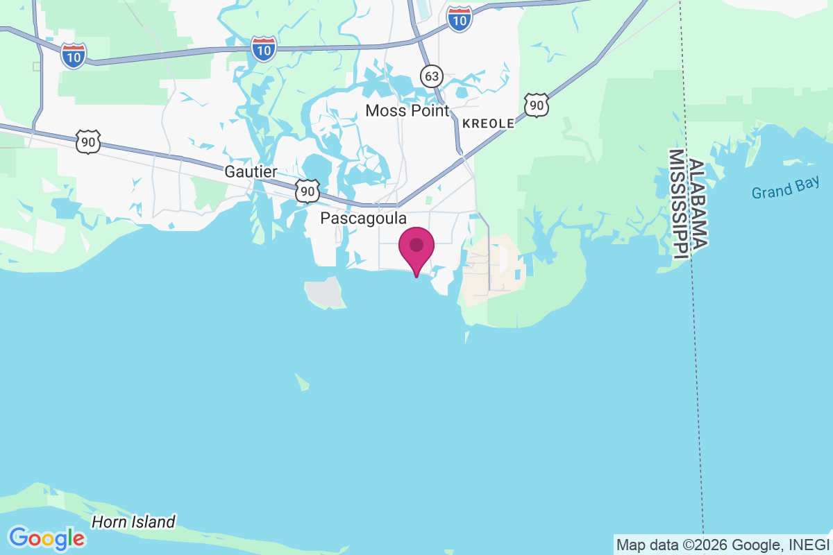 Carte de South Pascagoula