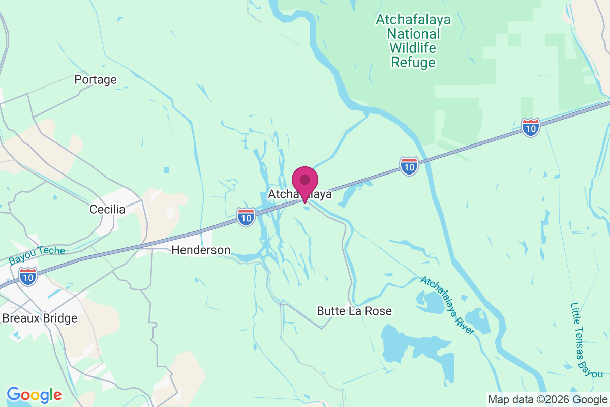 Carte de Atchafalaya