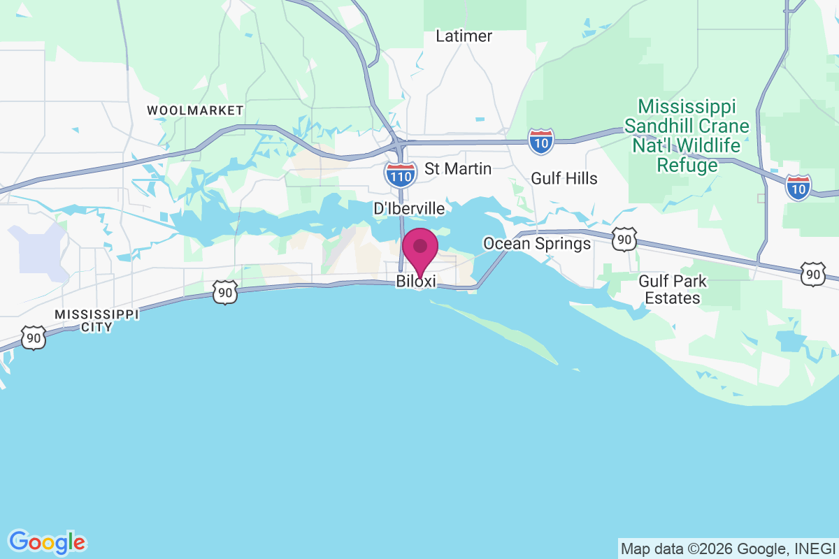 Carte de Biloxi