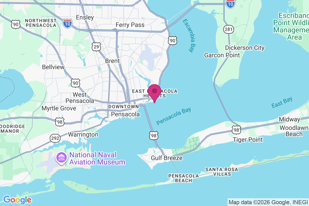 Carte de East Pensacola Heights