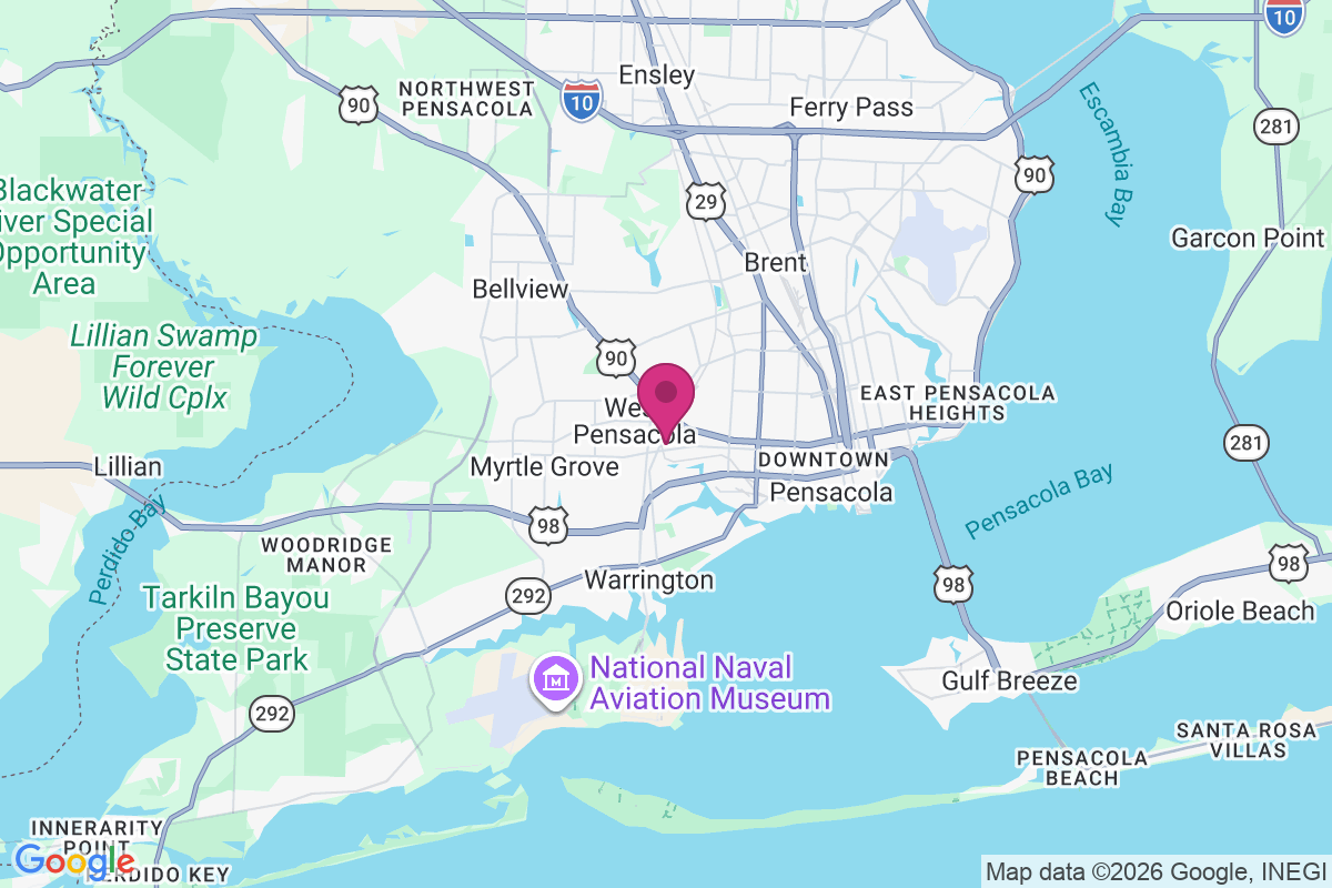 Carte de West Pensacola