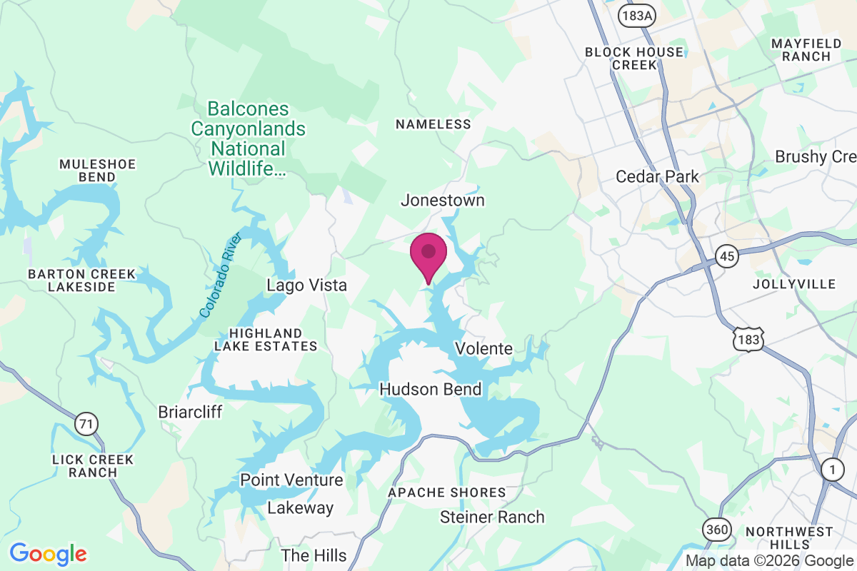 Carte de South Jonestown Hills