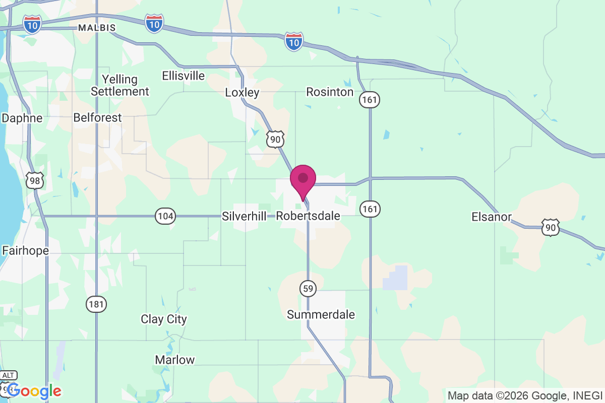 Carte de Robertsdale