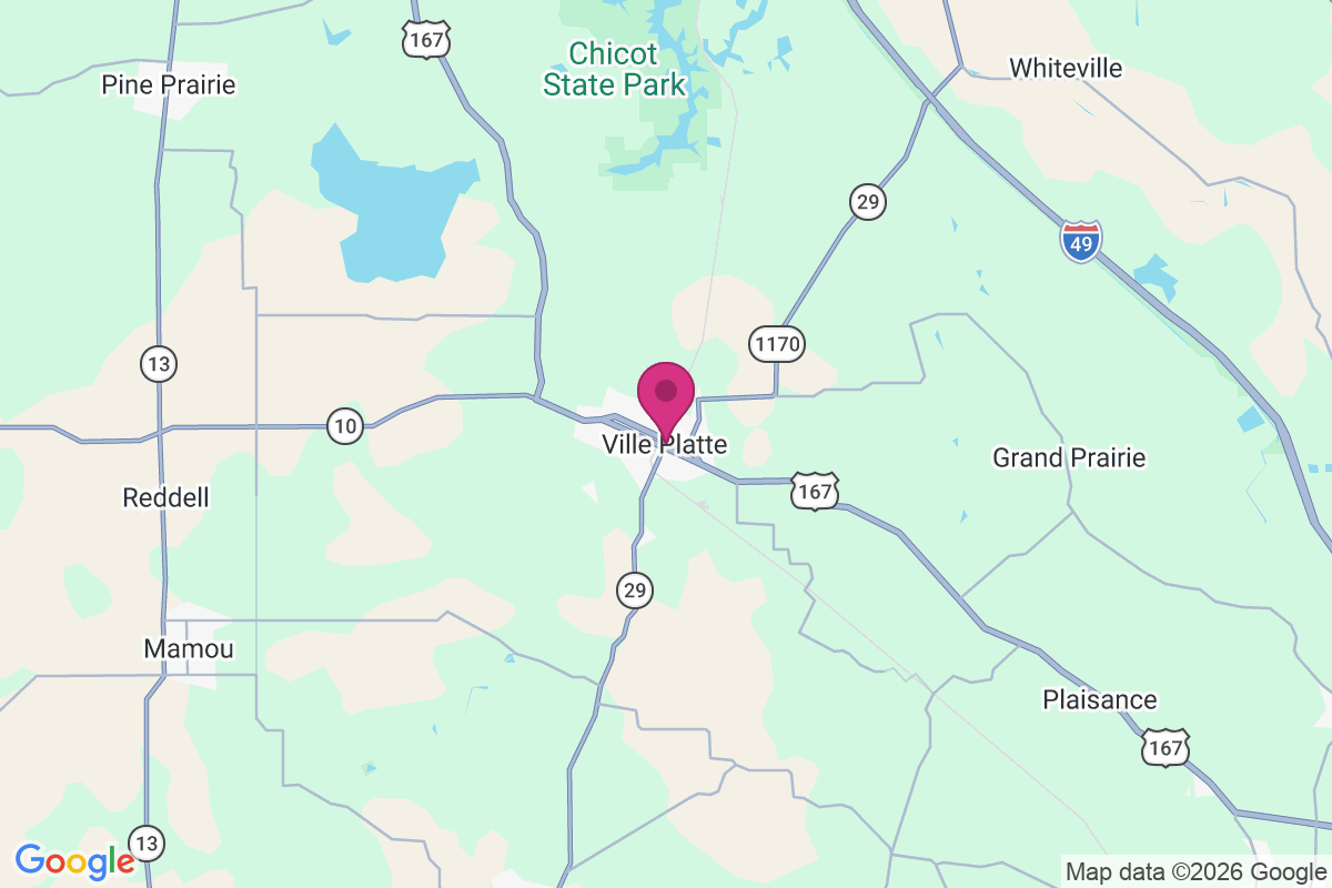 Carte de Ville Platte