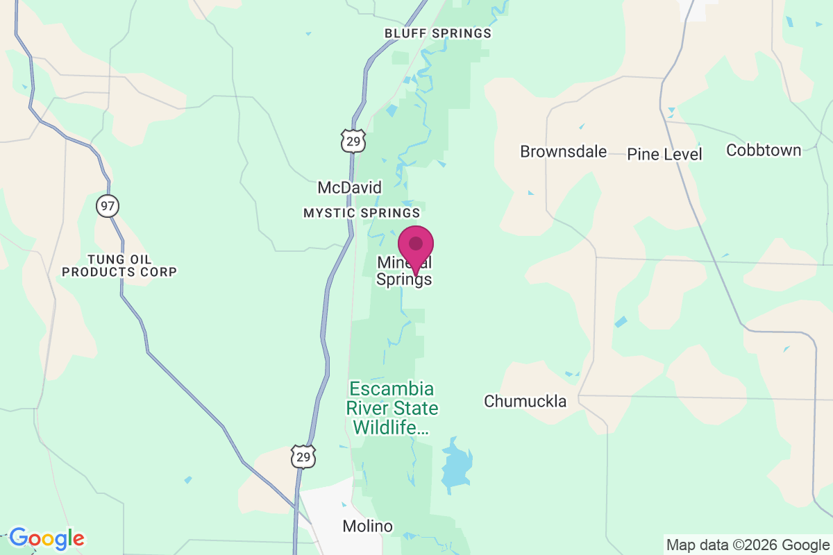 Carte de Chumuckla Springs