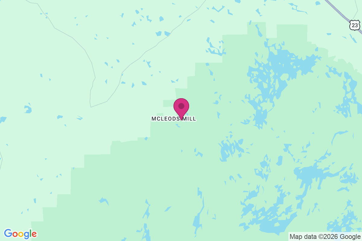 Carte de McLeods Mill
