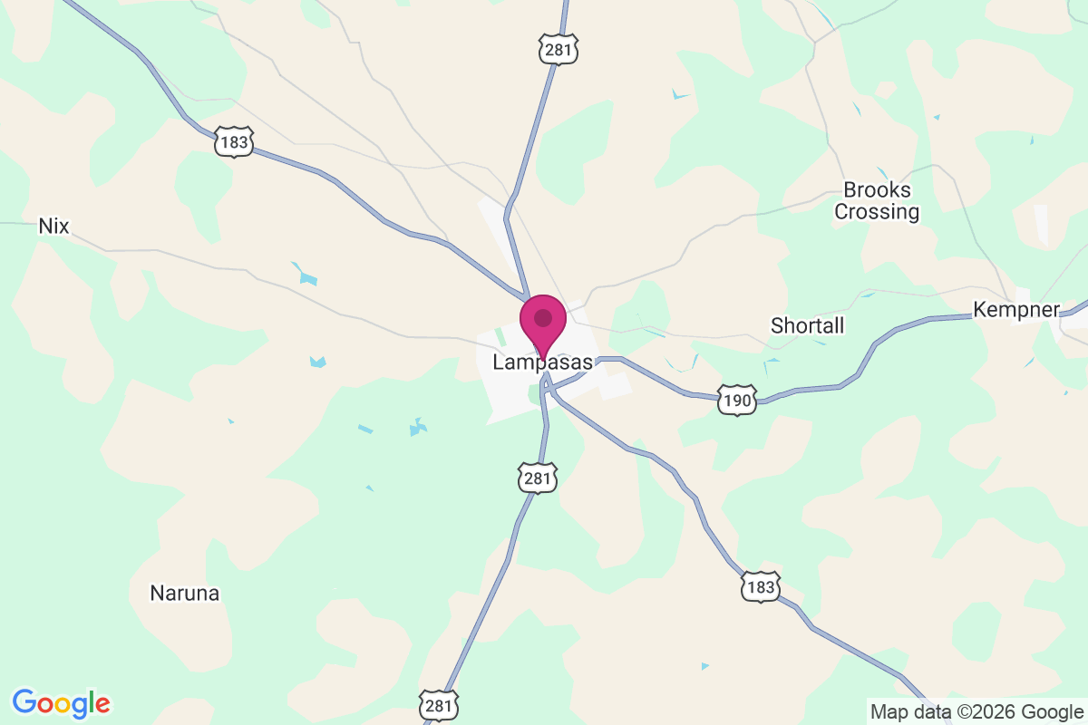 Carte de Lampasas