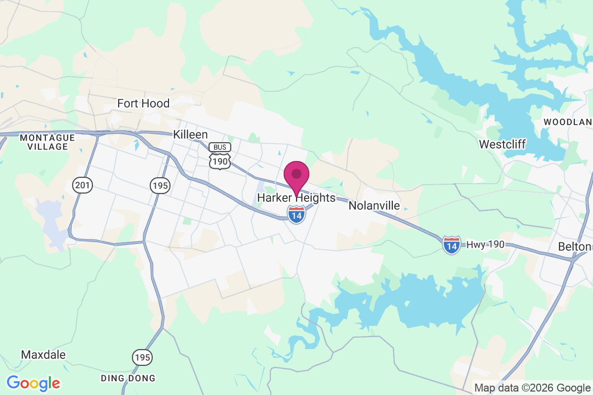 Carte de Harker Heights