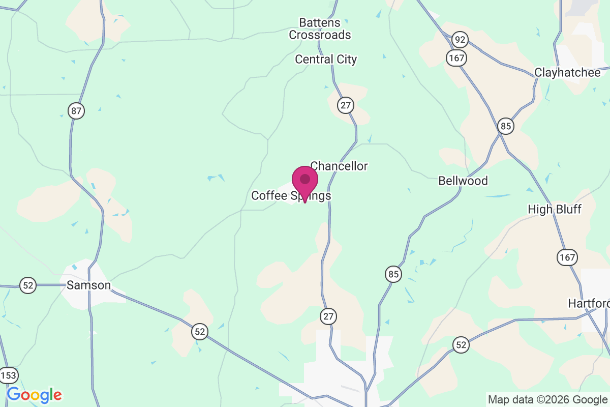 Carte de Coffee Springs