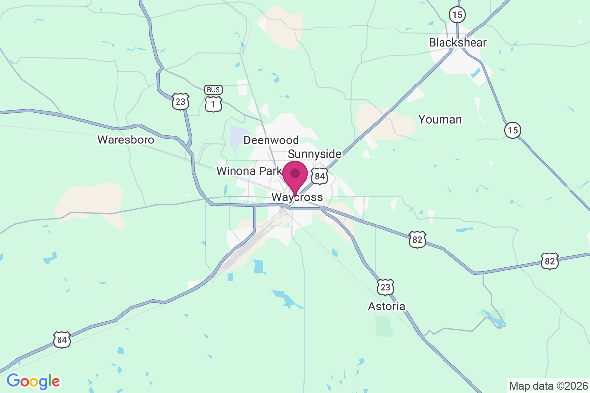 Carte de Waycross