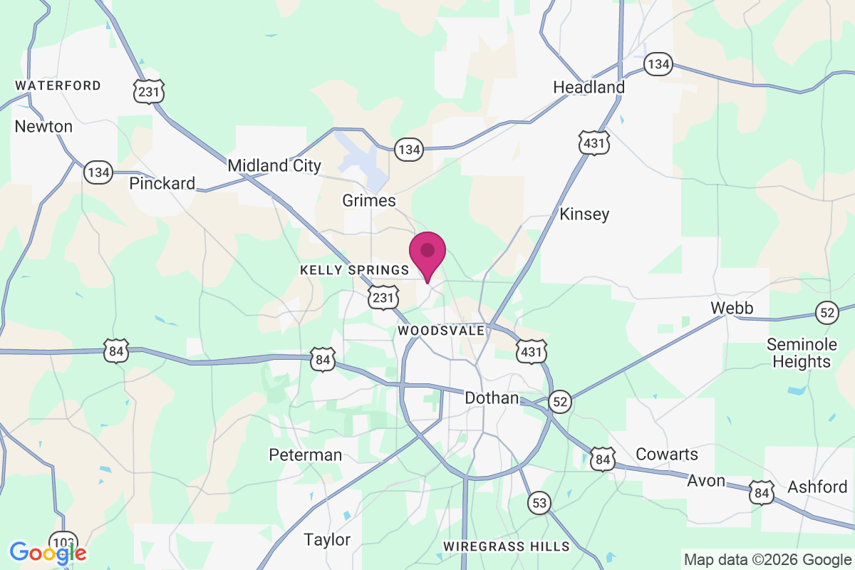 Carte de Denton Acres