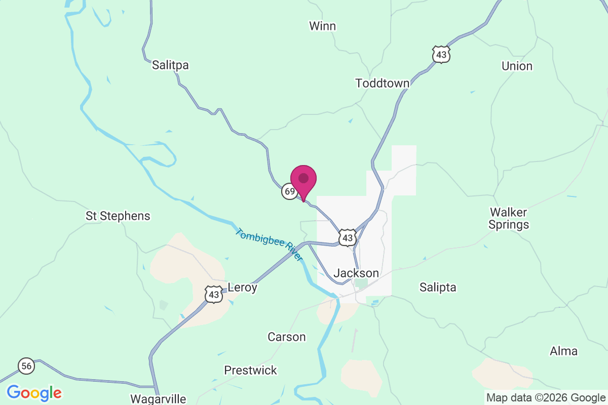 Carte de Stave Creek