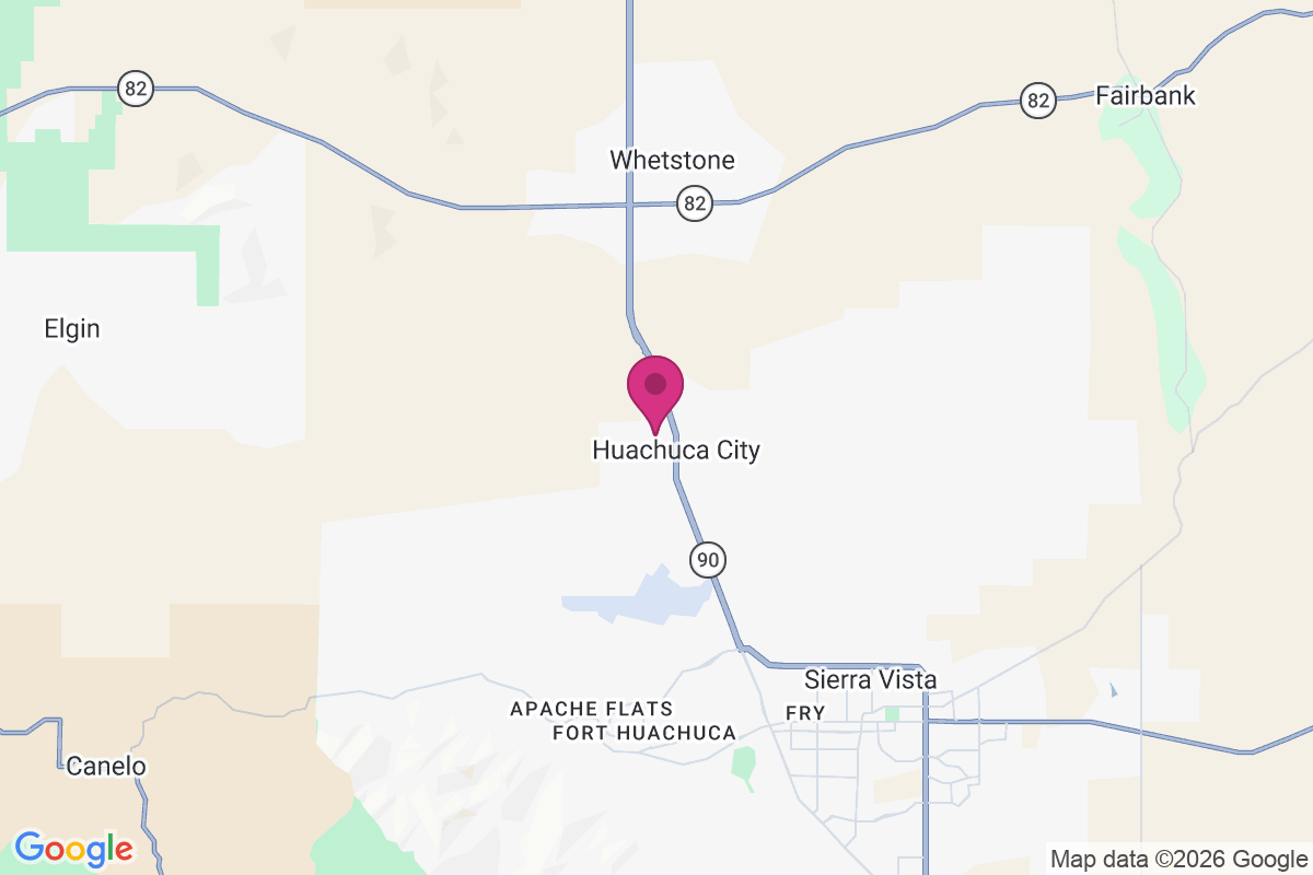 Carte de Huachuca City