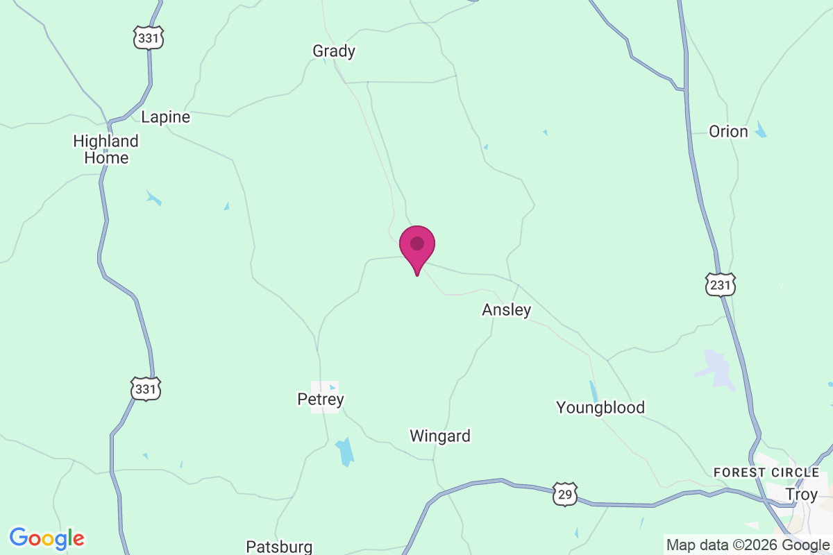 Carte de Olustee