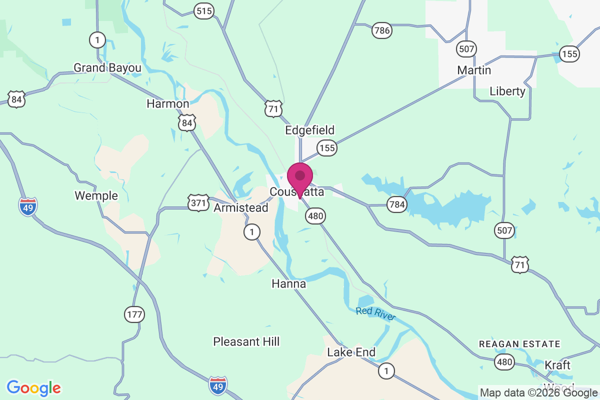Carte de Coushatta
