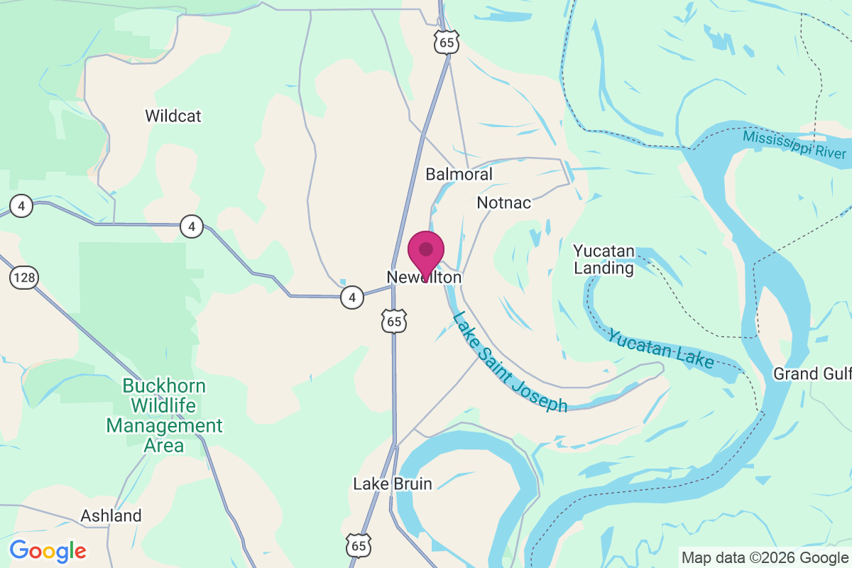 Carte de Newellton