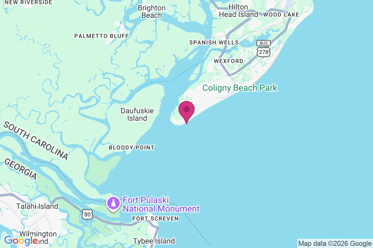 Carte de South Sea Pines