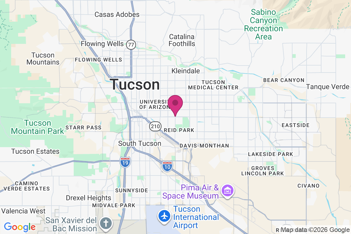 Carte de Tucson