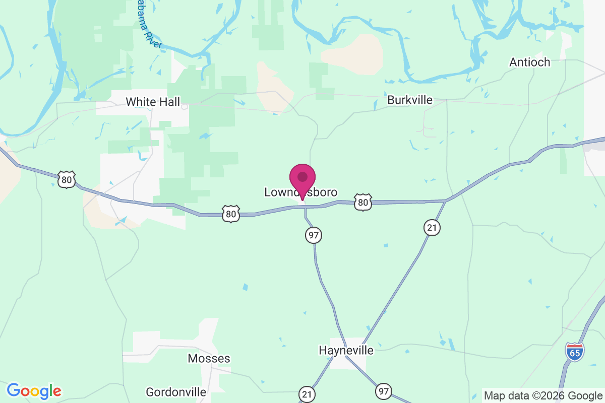 Carte de Lowndesboro